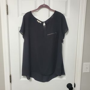 Black Blouse Pluse Size 1